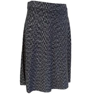 Knit Sweater Skirt Medium NEW Gray Black Heather Preppy Academia Heritage